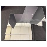 (12) 12" x 12" centerpiece mirrors - like new