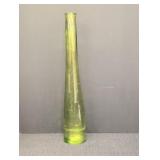 23in tall Lime green vase Made in Spain