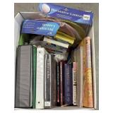 Books, Paper Lanterns, Candles, File Folder