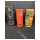 Metal liquor tins, Bushmills Irish Whiskey