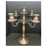 21" - 5 Arm Pewter Candelabra