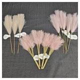 (12) Studio His & Hers Cream & Dusty Pink Florals