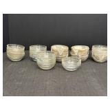 26 KIG Indonesia Clear Glass Prep Bowls/Custard