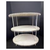 Oval Three Tier Metal Display Stand