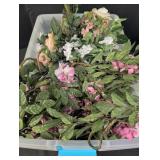Artificial flowers, garland & swags in plastic