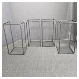 (4) Matte Black Metal Geometric Stand/ Centerpiece