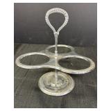 Irvinware chrome-plated rotating condiment server