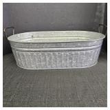 Better Homes & Garden Galvanized Oval Tub w/