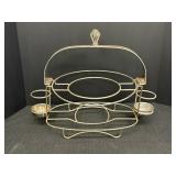 Sliver Plated Buffet Serving Caddy