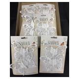12 Wire Butterfly Decorations- New
