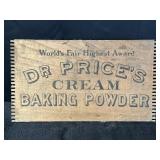 Dr. Price's Cream Baking Powder on Crate Piece