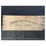 1945 Columbia River Packers Assï¿½n Wooden Sign