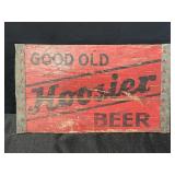 Good Old Hoosier Beer Wooden & Metal Sign