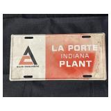 AC La Porte IN Plant License Plate