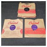 VTG Capitol Records 78 RPM Record Sleeves