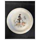 9.5' W.S. George Hopalong Cassidy Decorative Plate