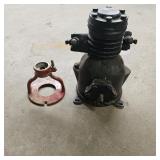 Vintage Air Compressor Pump & Red Base