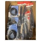 New 6ft Audio cables & 7 speaker cabinet handles