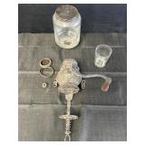 Arcade Crystal No. 3 wall-mounted coffee grinder