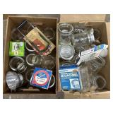Canning jars, lids, jar lifter