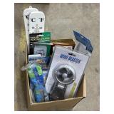 Thermometer, winter watchman, digital photo