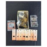 Resistors, rectifier, electrical items