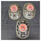 (3) Vintage Pontiac AMR 6x9in Speakers by Delco GM