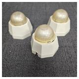 (3) Western Electric Telephone Indicator Lights
