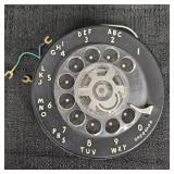 Western Electric Black Rotary Telephone Dial