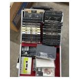 Variety of cassette tapes