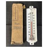 7.75' Taylor Porcelain Thermometer