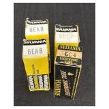 4 Sylvania Electronic Tubes