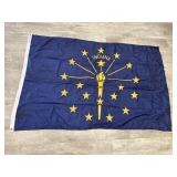 Nyl-Glo nylon Indiana State flag by Annin & Co.,