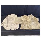 U.S. Army khaki shirts & pants - 2 short sleeve, 1