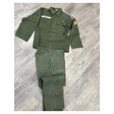 U.S. Army fatigue shirt & pants, Vietnam Era,