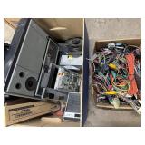 Speakers, wire, control panel boards, misc