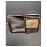 Meck Trail Blazer brown bakelite case radio