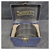 Variety of VTG 45 RPM Vinyl Records in Storage Box