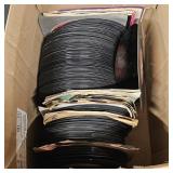 Variety of Vintage 45 RPM Vinyl Records