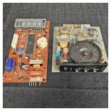 (2) Electronic Circuit Board: Calculator & Radio