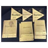 Heathkit amplifiers, generator, organ manuals