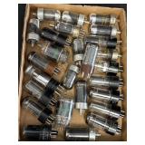 Approx 25 misc. vacuum tubes, mixed brands &