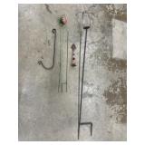 Lawn Deco- hook, hummingbird feeder