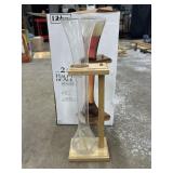 Libbey Half Yard of Ale Glass & Stand