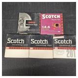 (5) VTG Scotch Reel-To-Reel Magnetic Recording