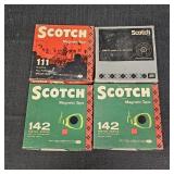 (4) VTG Scotch Reel-To-Reel Magnetic Recording