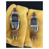 2 Sylvania 809 Military Tubes,  JAN-CHS-809, boxes