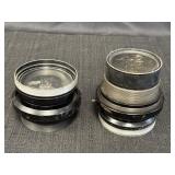 2 vtg optical viewing lenses.  Approx 3.5in dia x