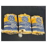 GE Focal Plane no.6 midget lamps, 21 bulbs total +