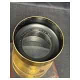 Vitax large format brass portrait lens by